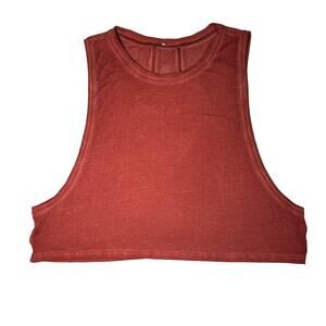 Lululemon Woman's Sleeveless Red Tank Size Medium?